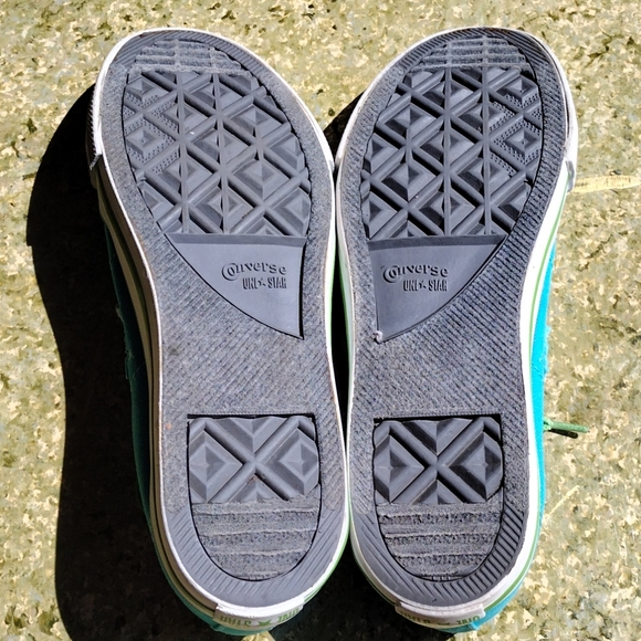 Converse one star low tops aqua Women's size 8 - Picture 5 of 10